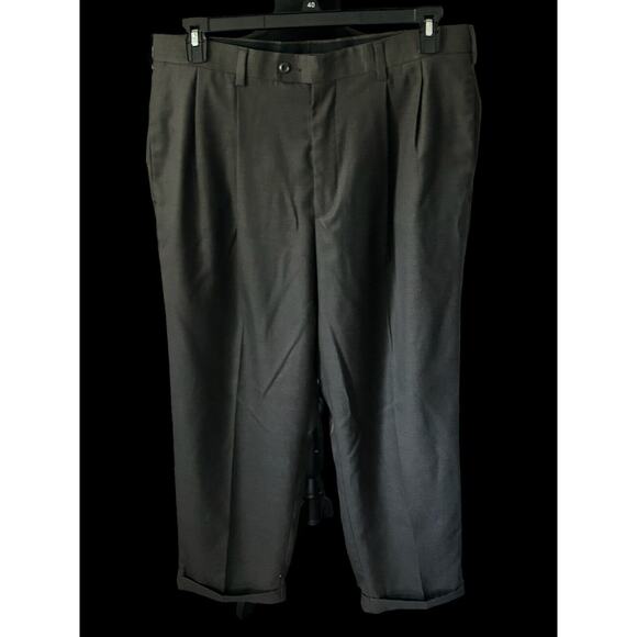 PERRY‎ ELLIS Dress Pants Men’s Size 36/32 Gray Pants - Picture 1 of 5